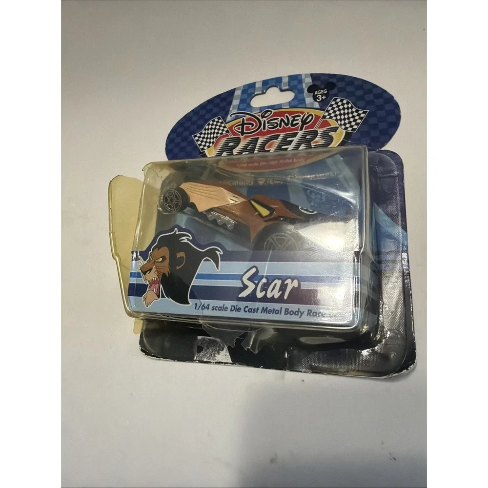 Disney Racers Scar Lion King 1/64 Die Cast Metal Body Race Car Disney Parks